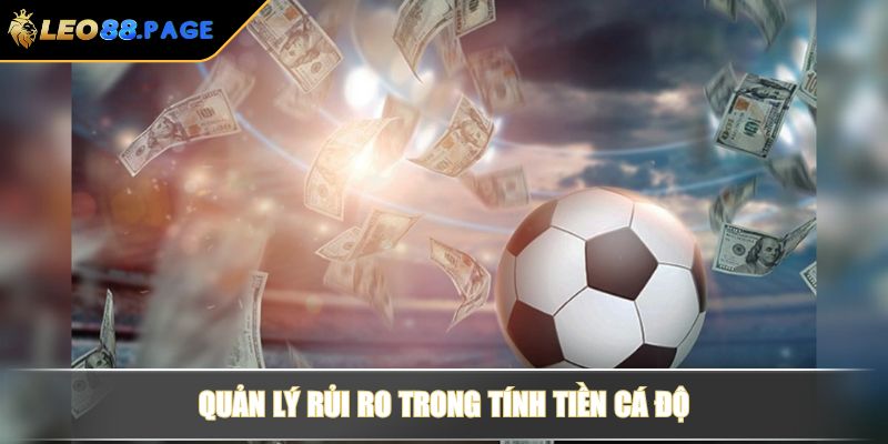 Cách Tính Tiền Cá Độ Bóng Đá Chi Tiết Khi Thắng Thua Từ LEO88 4 Quản lý rủi ro trong tính tiền cá độ
